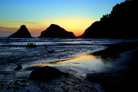 Oregon Lighthouse Sunset