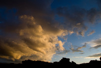 Stormy Desert Sunset