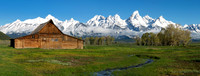Moulton Barn Teton Panorama